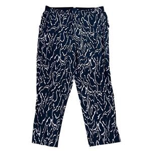 Athleta Vienna Cargo Pant High Rise Blue Women Size 22